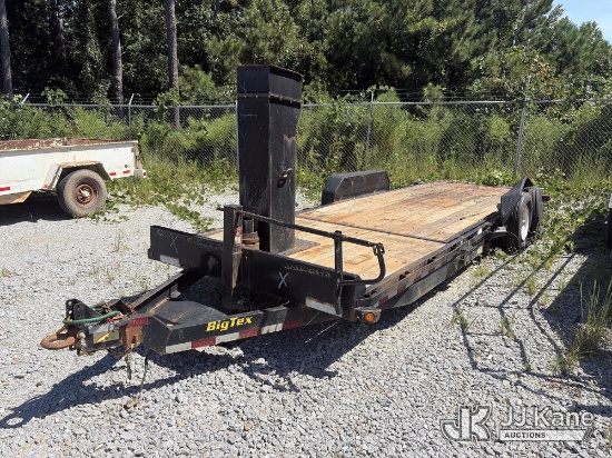 (Villa Rica, GA) 2018 Big Tex T/A Tilt Deck Tagalong Equipment Trailer Exterior Defects- Bad Tires