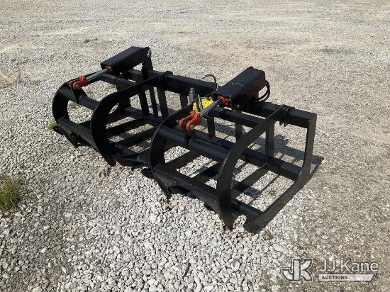 (Villa Rica, GA) 72 In Skid Steer Brush Grapple (New/Unused) NOTE: This unit is being sold AS IS/WHE