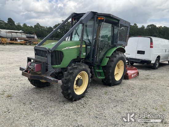 (Chester, VA) 2008 John Deere 5425 MFWD 4x4 Utility Tractor Runs & Moves) (PTO & Bush Hog Condition