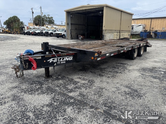 (West Palm Beach, FL) 2016 Felling 20-Ton T/A Tagalong Equipment Trailer FL Residents Purchasing Tit