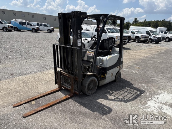 (Lebanon, TN) 2007 Yale GLC050, 5,000# Solid Tired Forklift Not Running, Condition Unknown) (Missing
