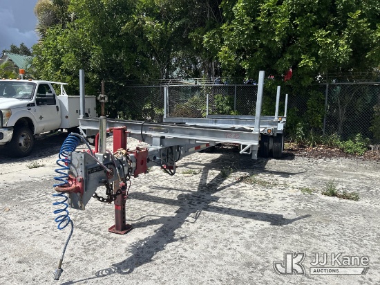 (Riviera Beach, FL) 2015 Brooks Brother PTB111-15KA S/A Galvanized Extendable Pole Trailer FL Reside