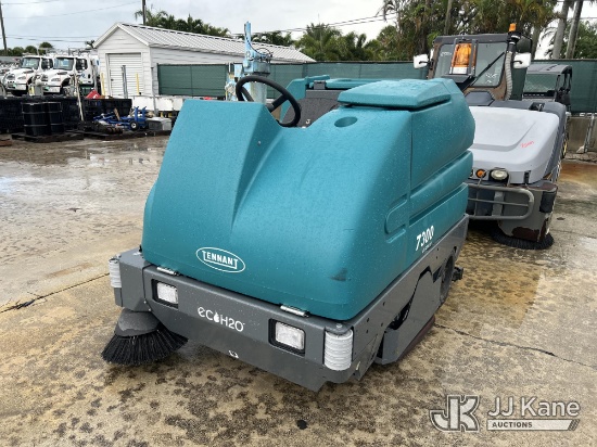 (Riviera Beach, FL) Tennant 7300 Sweeper Not Running, Condition Unknown