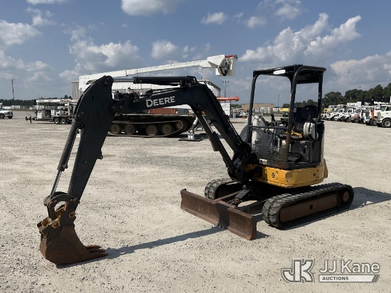 (Chester, VA) 2015 John Deere 35G Mini Hydraulic Excavator Runs, Moves & Operates