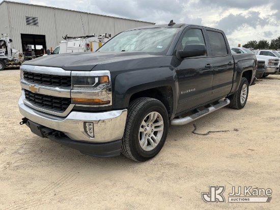 (Houston, TX) 2018 Chevrolet Silverado 1500 Crew-Cab Pickup Truck (Runs & Moves) (Seller States: The