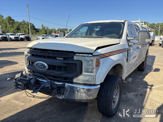 (Conway, AR) 2022 Ford F250 4x4 Crew-Cab Pickup Truck Not Running, Condition Unknown) (Exterior Defe