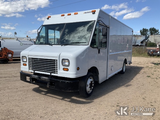 (Shakopee, MN) 2014 Freightliner MT45 Step Van Runs & Moves) (Crane Condition Unknown