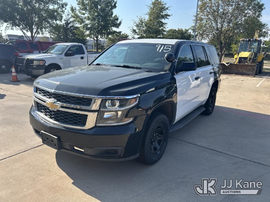 (Allen, TX) 2019 Chevrolet Tahoe Police 4-Door Sport Utility Vehicle, City of Allen TX Owned Runs &