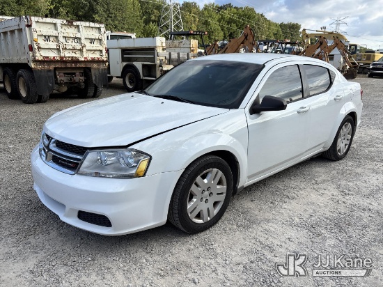 (Memphis, TN) 2013 Dodge Avenger 4-Door Sedan, Municipal Owned Runs & Moves) (Engine Won't Stay Runn