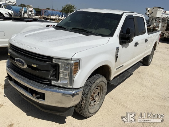 (Rio Vista, TX) 2018 Ford F-250 SD Crew-Cab Pickup Truck Runs Rough & Moves) (Engine Performance Con