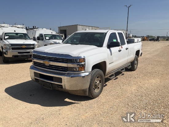 (Marion, TX) 2015 Chevrolet Silverado 2500HD Extended-Cab Pickup Truck Runs & Moves) (Dash Warning I