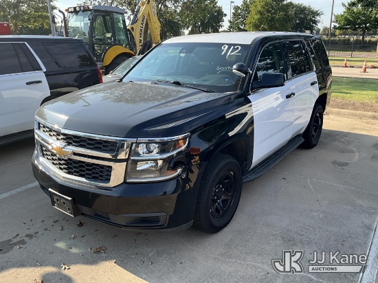 (Allen, TX) 2019 Chevrolet Tahoe Police 4-Door Sport Utility Vehicle, City of Allen TX Owned Runs &