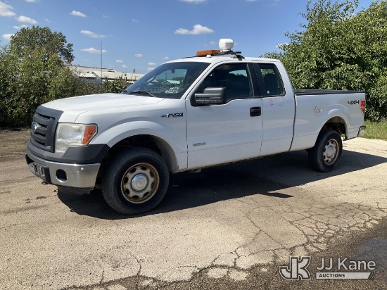 (South Beloit, IL) 2012 Ford F150 4x4 Extended-Cab Pickup Truck Runs & Moves) (Hail Damage, Corrosio