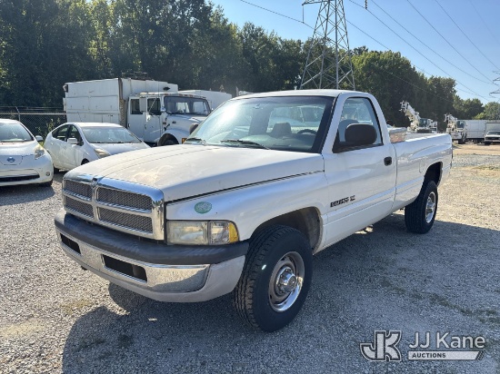 (Memphis, TN) 2002 Dodge Ram 2500 Pickup Truck, Municipal Owned Runs & Moves) (Exterior Defects-Miss