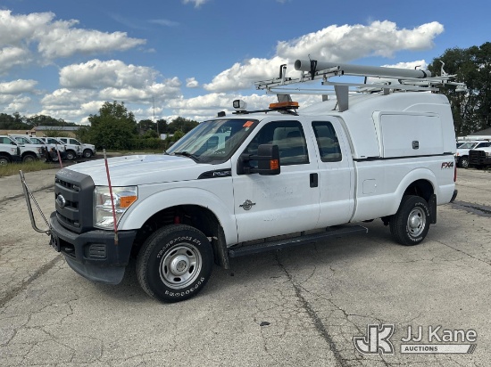 (South Beloit, IL) 2014 Ford F250 Extended-Cab Pickup Truck Runs & Moves) (Dash Warning Indicators O