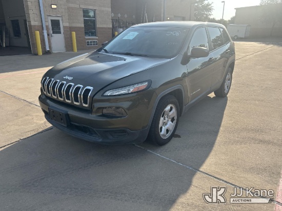 (Allen, TX) 2015 Jeep Cherokee Sport FWD 4-Door Sport Utility Vehicle, City of Allen TX Owned Runs &
