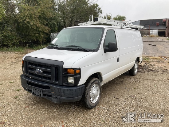 (Des Moines, IA) 2013 Ford Econoline E-150 Cargo Van Runs & Moves) (Dash Warning Indicator, Rough Id