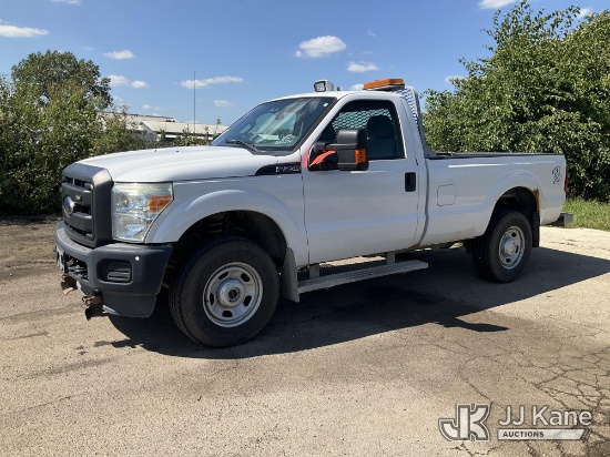 (South Beloit, IL) 2015 Ford F350 4x4 Pickup Truck Runs & Moves) (Dash Warnings Indicators On, Corro