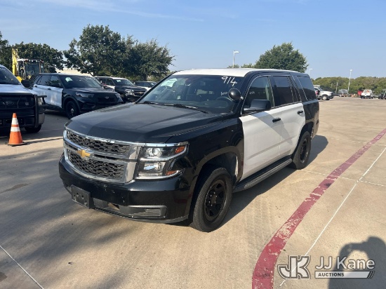 (Allen, TX) 2019 Chevrolet Tahoe Police 4-Door Sport Utility Vehicle, City of Allen TX Owned Runs &