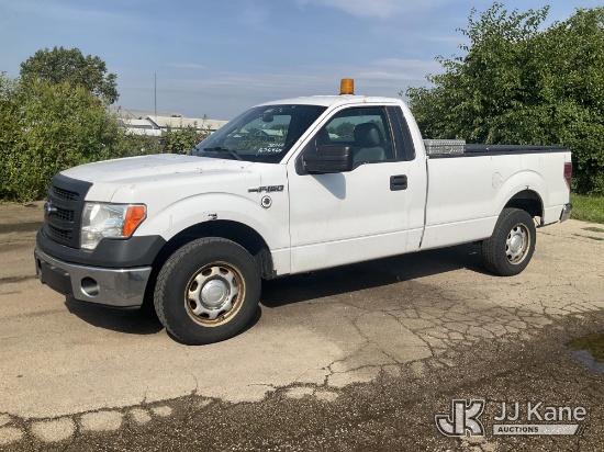 (South Beloit, IL) 2014 Ford F150 Pickup Truck Runs & Moves) (Exterior Defects-Unable To Open Driver
