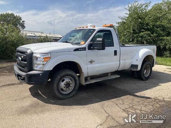 (South Beloit, IL) 2015 Ford F350 4x4 Dual Wheel Pickup Truck Runs & Moves) (Corrosion) (Seller Stat