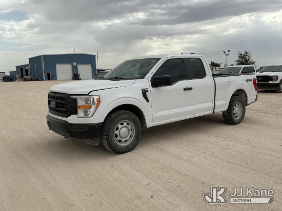 (Midland, TX) 2022 Ford F150 4x4 Extended-Cab Pickup Truck Runs & Moves) (Engine Performance Concern