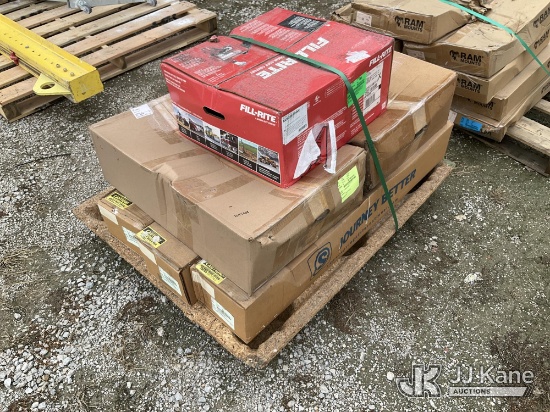 (Des Moines, IA) Assorted pallet of new boxed automotive/truck parts and equipment including a Fill-