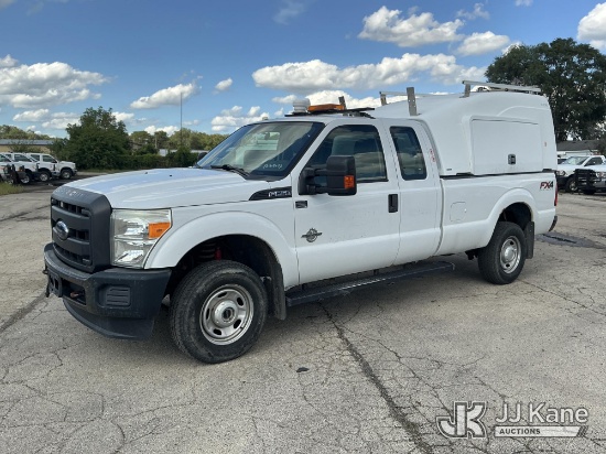 (South Beloit, IL) 2013 Ford F250 4x4 Extended-Cab Pickup Truck Runs & Moves) (Dash Warning Indicato
