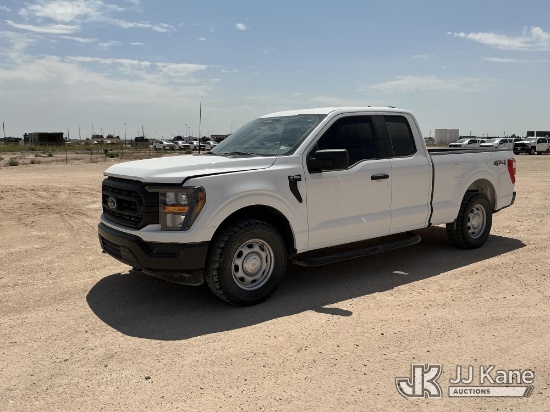 (Midland, TX) 2023 Ford F150 4x4 Extended-Cab Pickup Truck Runs & Moves) (Dash Warning Indicator On,