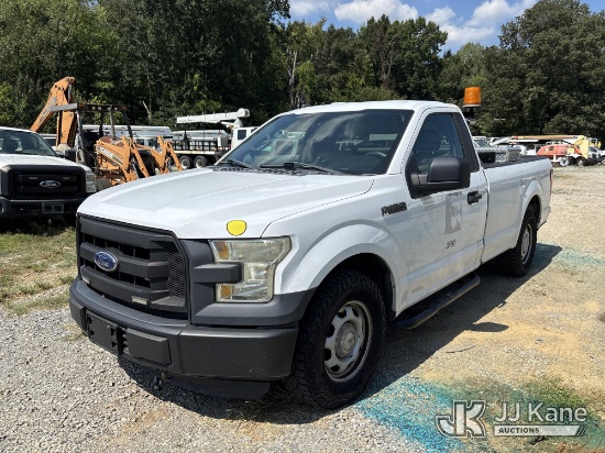 (Memphis, TN) 2016 Ford F-150 Pickup Truck, Municipal Owned Runs & Moves) (Dash Warning Indicators O
