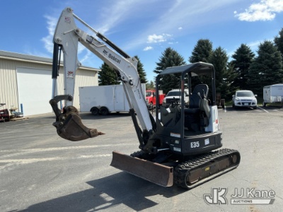 (Maple Lake, MN) 2017 Bobcat E35 Mini Hydraulic Excavator Runs, Moves & Operates