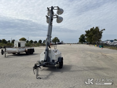 (Kansas City, MO) 2011 Terex USA LLC RL-4000 Portable Light Tower Non Titled) (Runs & Operates