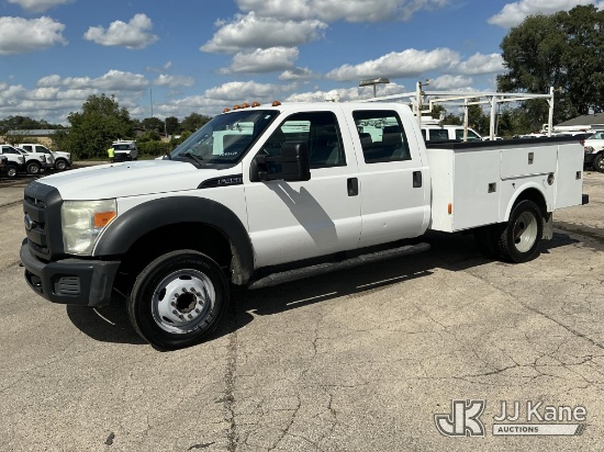 (South Beloit, IL) 2015 Ford F450 Crew-Cab Service Truck Runs & Moves) (Engine Performance Concerns-