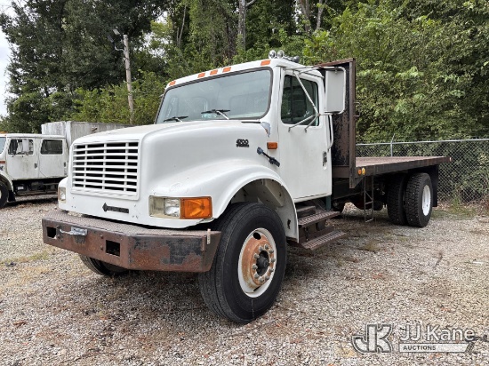 (Memphis, TN) 1996 International 4700 Flatbed Truck, Municipal Owned Not Running, Condition Unknown)