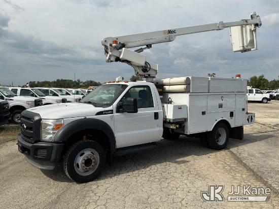 (South Beloit, IL) Altec AT200A, Telescopic Non-Insulated Bucket Truck mounted behind cab on 2013 Fo