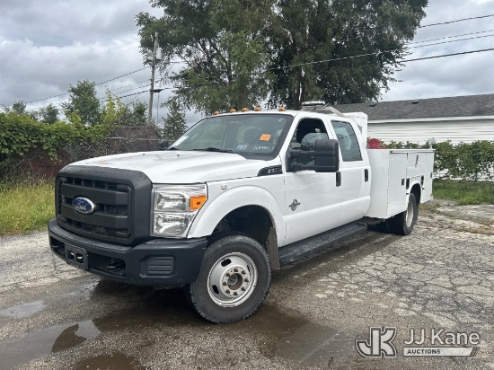 (South Beloit, IL) 2012 Ford F-350 SD Crew-Cab Service Truck Runs, Moves & Operates