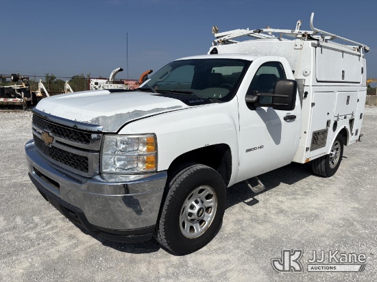 (Hawk Point, MO) 2012 Chevrolet Silverado 3500HD Work Truck Long Box Enclosed Service Truck Runs, Mo