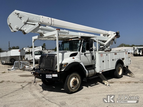 (Mineral Wells, TX) HiRanger 5TC-55, Material Handling Bucket Truck rear mounted on 2014 Internation