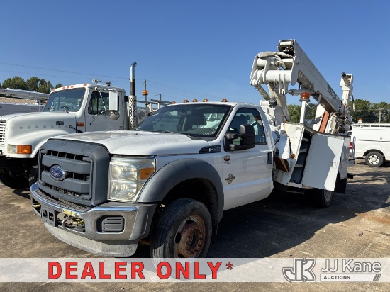 (Conway, AR) HiRanger LTM40, Articulating & Telescopic Material Handling Bucket Truck mounted behind