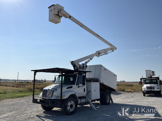 (Vinita, OK) Altec LR756, Over-Center Bucket Truck mounted behind cab on 2014 International 4300M7 C