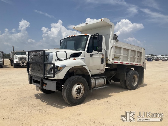 (Marion, TX) 2013 International 7500 Dump Truck Runs, Moves & Dump Operates