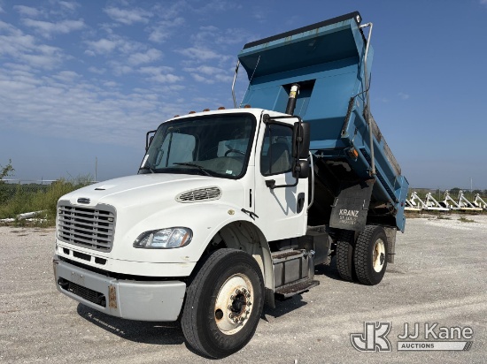 (Hawk Point, MO) 2015 Freightliner M2 106 Dump Truck Runs, Moves & Dump Operates) (Windshield Defici