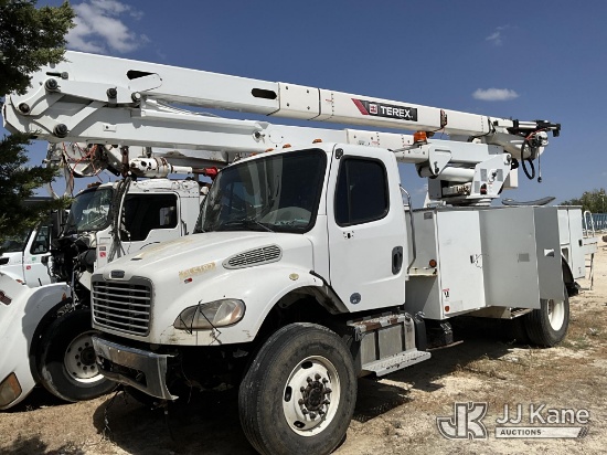 (Rio Vista, TX) HiRanger TC55-MH, Material Handling Bucket Truck rear mounted on 2018 Freightliner M