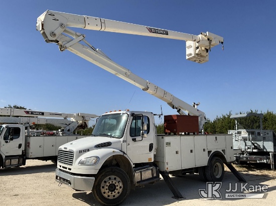 (Rio Vista, TX) HiRanger/Telelect 5TC-55, Material Handling Bucket Truck rear mounted on 2016 Freigh