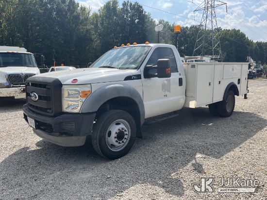 (Memphis, TN) 2012 Ford F-550 Service Truck, Municipal Owned Runs & Moves