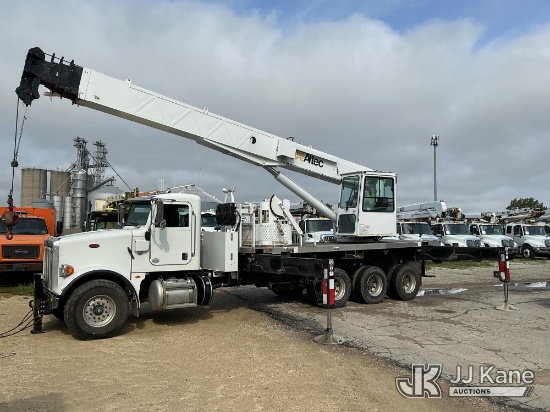 (South Beloit, IL) Altec AC38-127S-EJ, Hydraulic Truck Crane mounted on 2014 Peterbilt 365 Tri-Drive