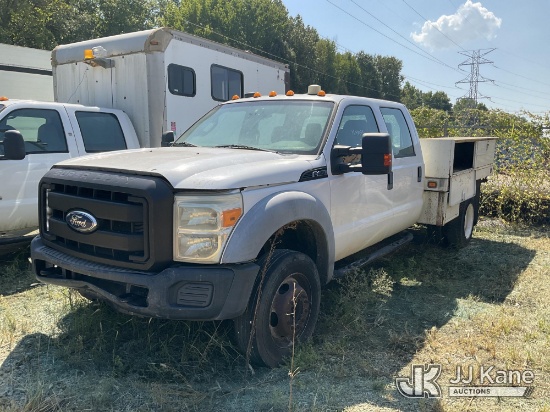 (Memphis, TN) 2012 Ford F450 Crew-Cab Pickup Truck, Municipal Owned Not Running, Condition Unknown)