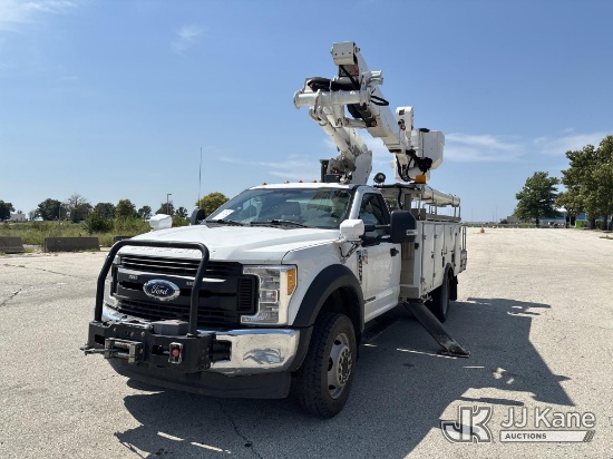 (Kansas City, MO) Altec AT41M, Articulating & Telescopic Material Handling Bucket Truck mounted behi