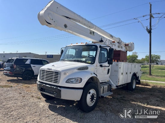 (Waxahachie, TX) Altec AA55-MH, Material Handling Bucket Truck rear mounted on 2018 Freightliner M2