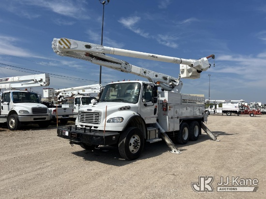 (Waxahachie, TX) Altec AM55, Over-Center Material Handling Bucket Truck rear mounted on 2018 Freight